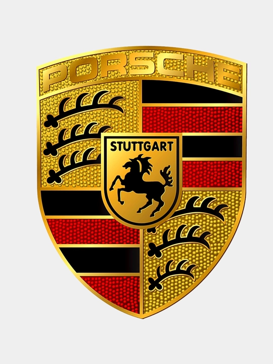Avtomobil uchun metall logotiplar  Ferrari, Porsche, Lamborghini, universal bezak (1 dona)