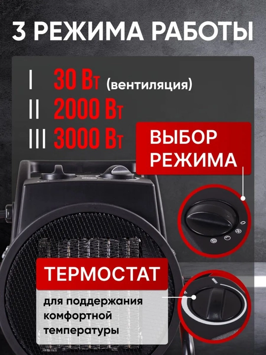 Elektr isitgich 2500 Vt, 3 soniyada isitadi, tejamkor, uy va ofis uchun