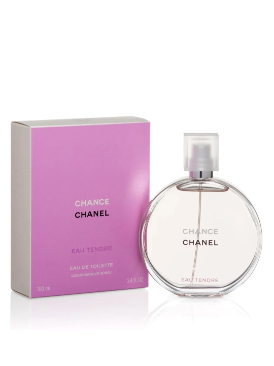Ayollar xushbo'ylangan suvi Chanel Chance Eau Tendre, gul-sitrusli hid, 100 ml, Fransiya - 
