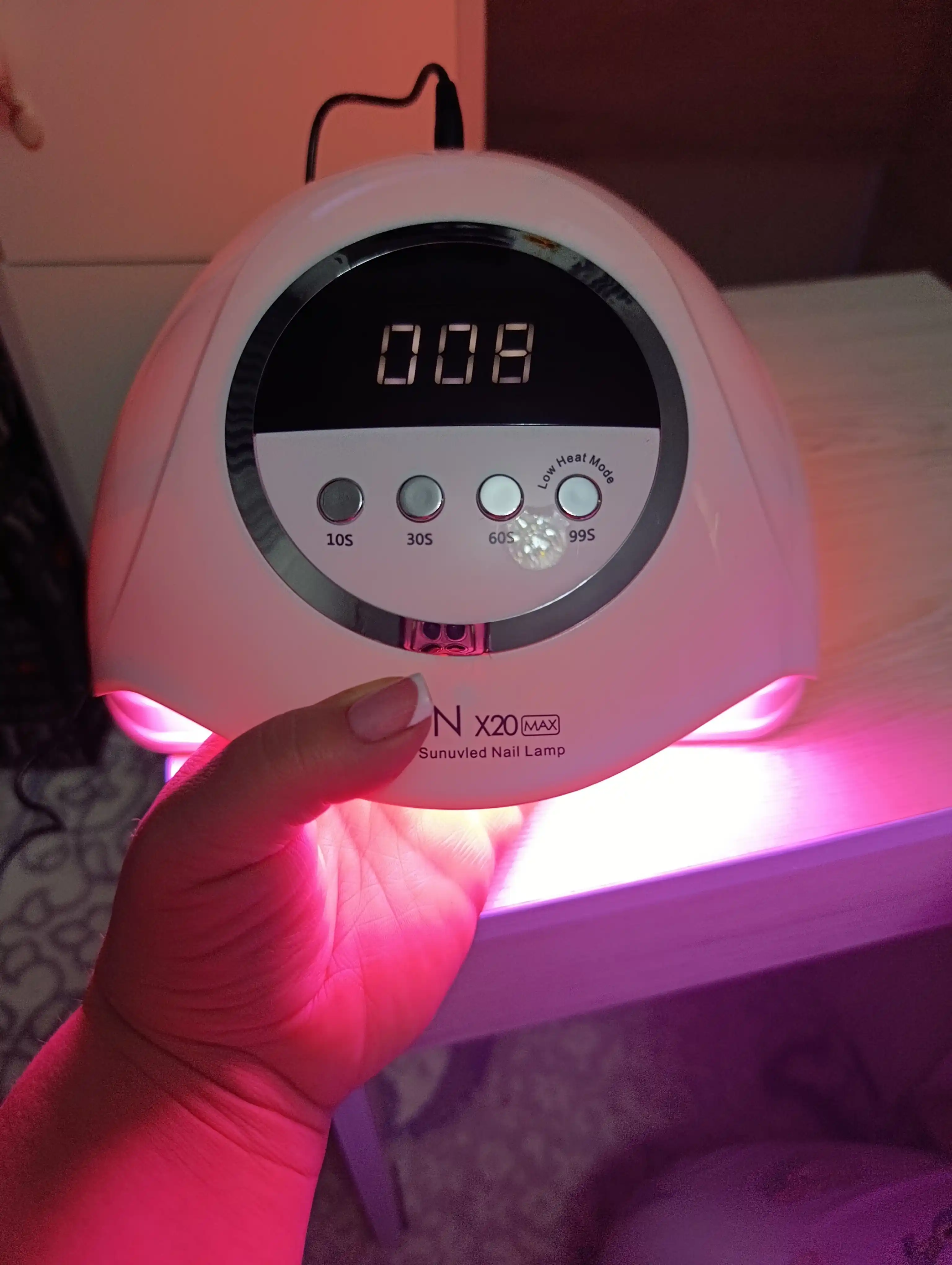 Manikyur va pedikyur uchun professional lampa, SUN Х20 Max, 320W, tirnoqlarni quritish