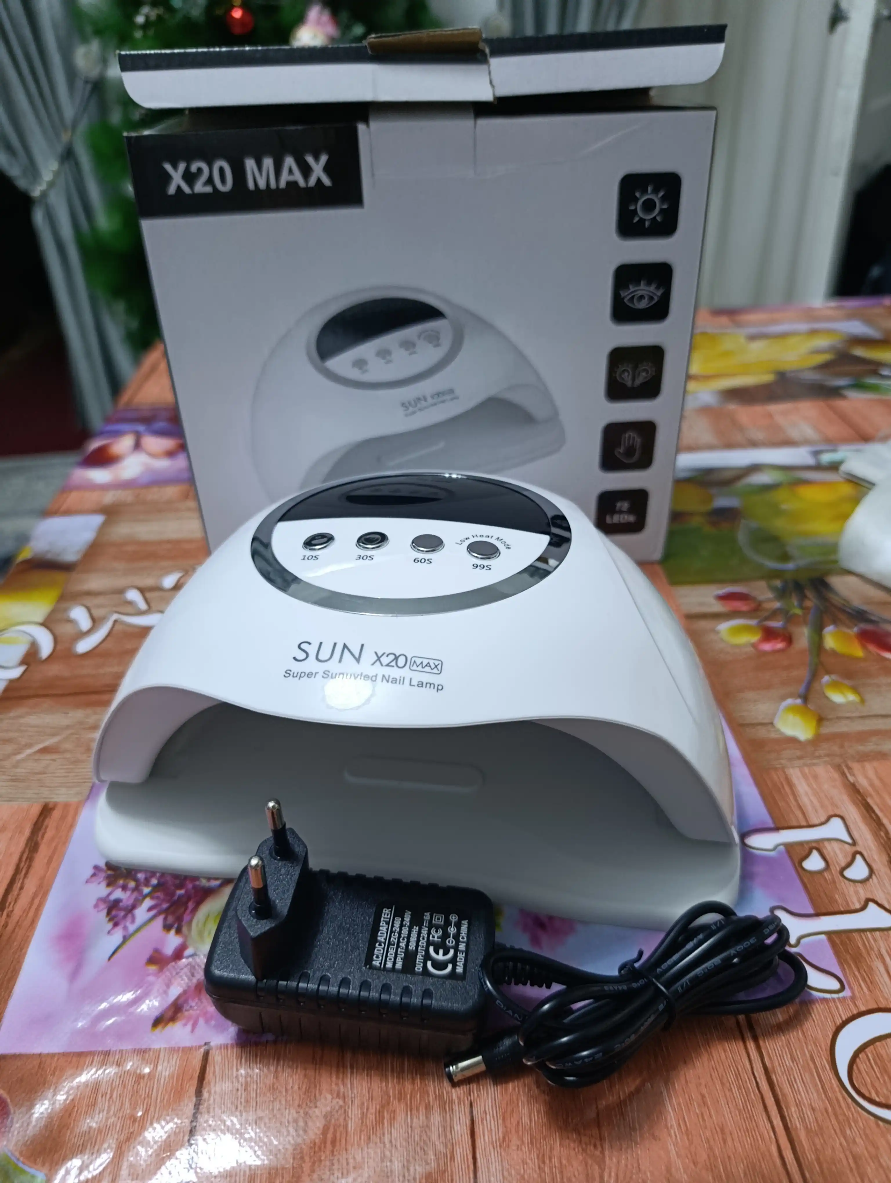 Manikyur va pedikyur uchun professional lampa, SUN Х20 Max, 320W, tirnoqlarni quritish