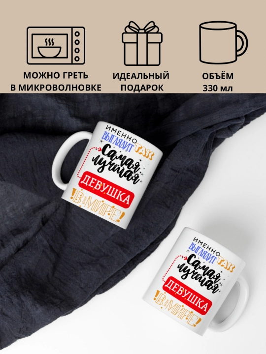 Кружка в подарок, с принтом, керамическая, бокал, для Папы, Мамы, Жене