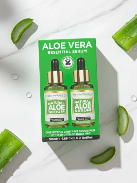 Aloe Vera Essential Serum (Natural Aloe Serum) – 50 ml x2 (2 dona)