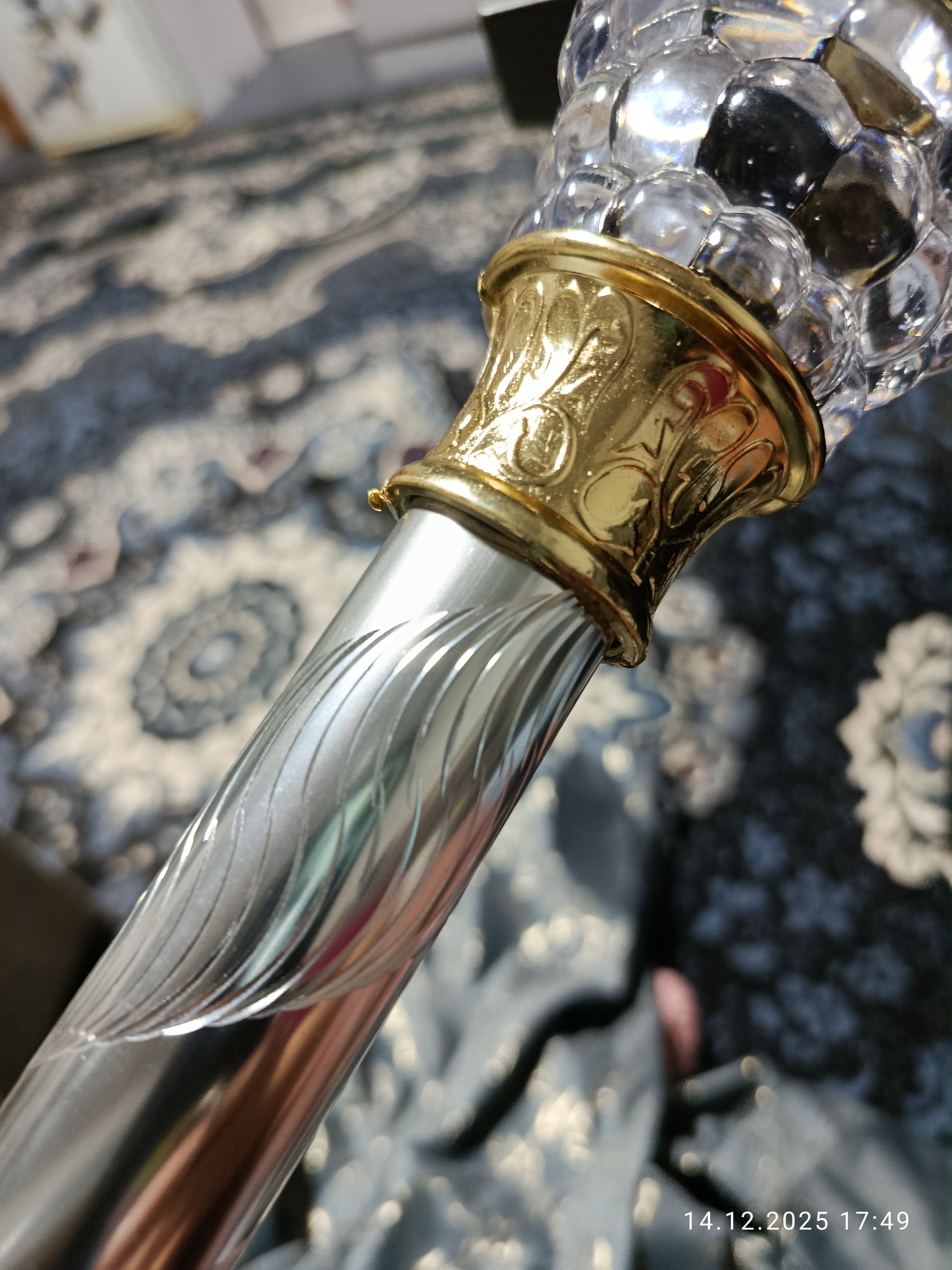 Металлическая труба для карниза, D=2,5 см
