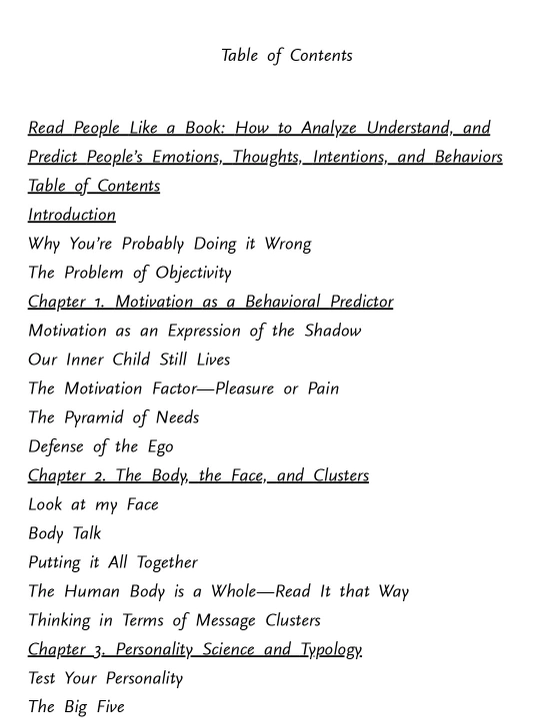 Read People Like a Book