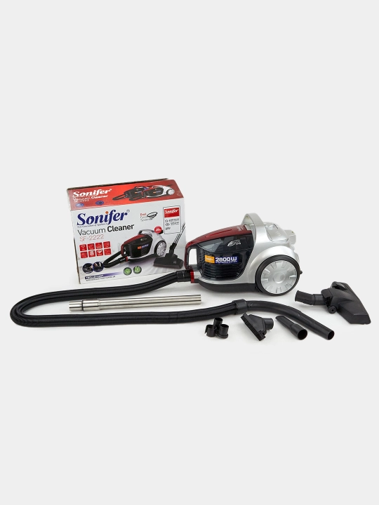 Пылесос Sonifer SF-2222, 2800 Вт, мощный, для дома и ковров - 