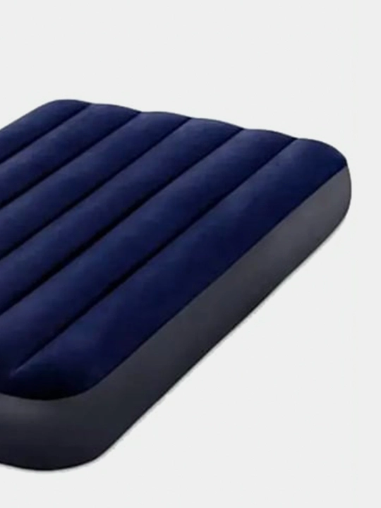 Матрас надувной Classic Downy 99х191х25 синий Intex 64757