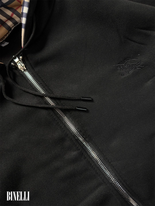 Erkaklar va ayollar uchun Burberry, kapyushonli va molniyali xudi, zip, kurtka, S–2XL