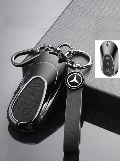 Металлический чехол для ключа Mercedes-Benz — 77CASES-MRCPMC2-ЧЕРН