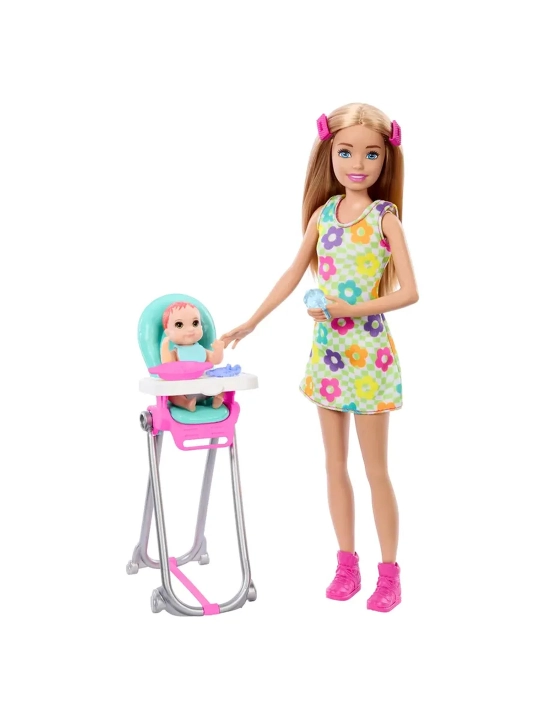 Qo'g'irchoq Barbie Skipper Babysitters inc & Playset
