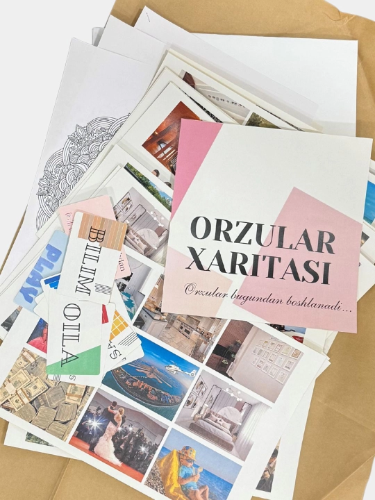 Orzular xaritasi, sovg'a to'plami, 16+