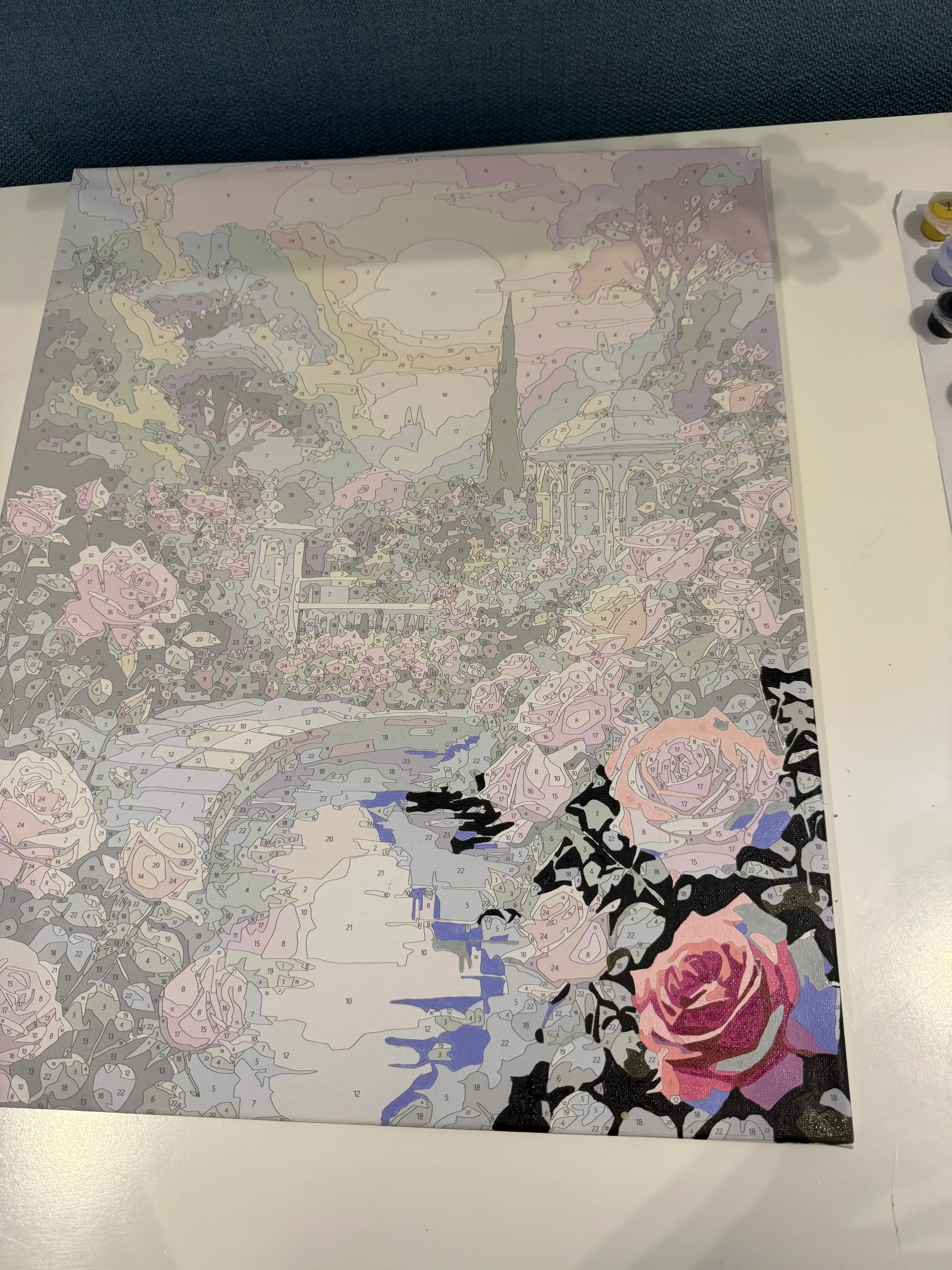 Raqamlar bo'yicha bo'yash "Peyzajlar va tabiat", ramkaga tortilgan, 40 * 50 sm