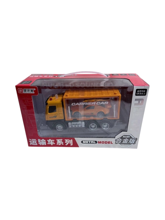 Baole Star Toys Alloy Version konteynerli o‘yinchoq yuk mashinasi-transporter