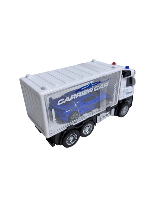 Baole Star Toys Alloy Version konteynerli o‘yinchoq yuk mashinasi-transporter