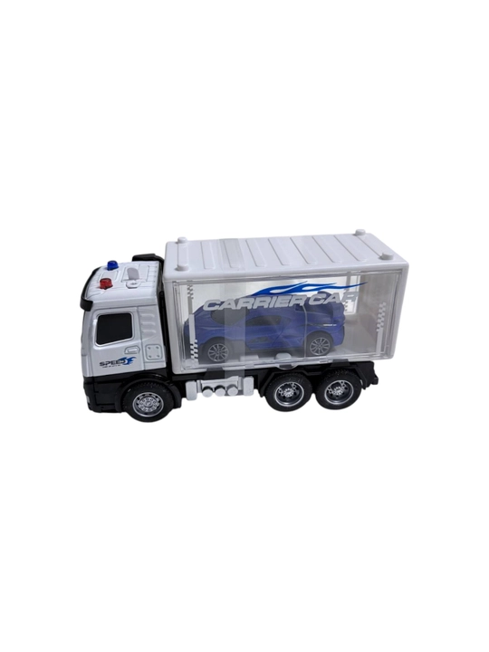 Baole Star Toys Alloy Version konteynerli o‘yinchoq yuk mashinasi-transporter - 