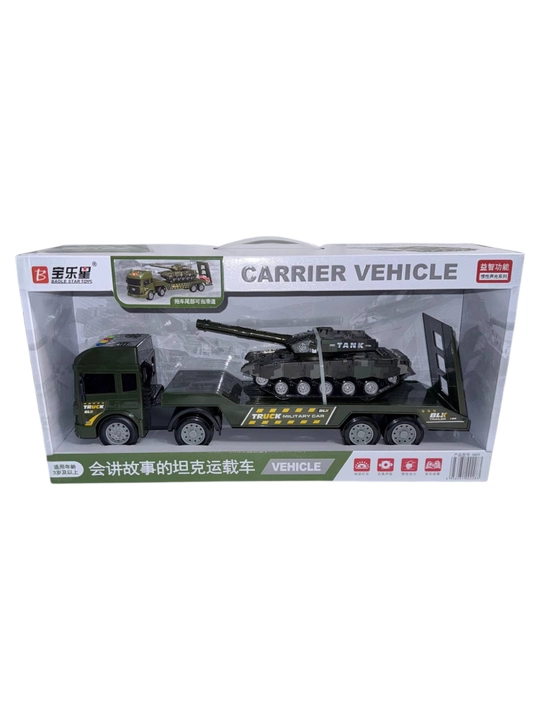Baole Star Toys tankiga ega inersion harbiy treyler - 