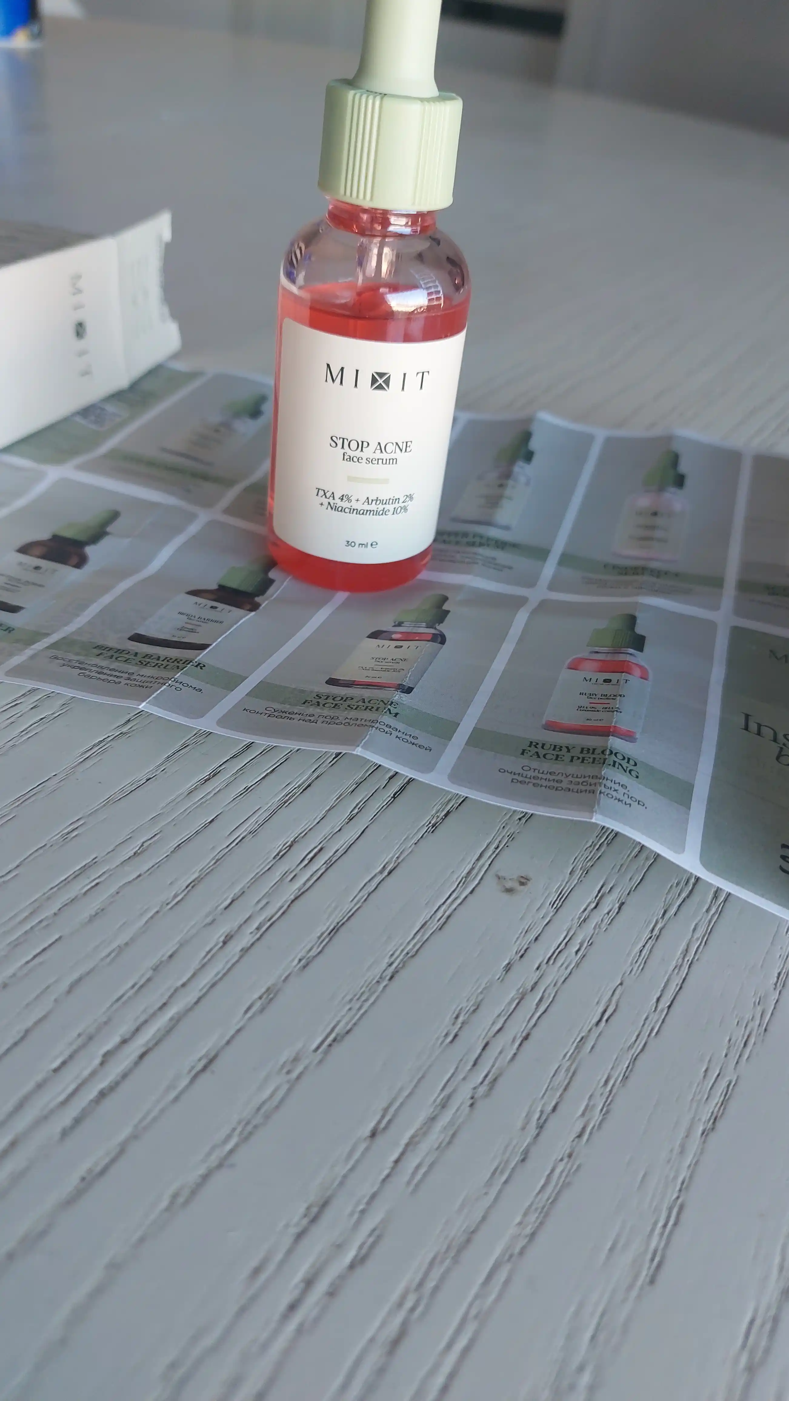 Сыворотка для проблемной кожи лица, 30 мл – MIXIT Skin Chemistry Stop Acne Face Serum