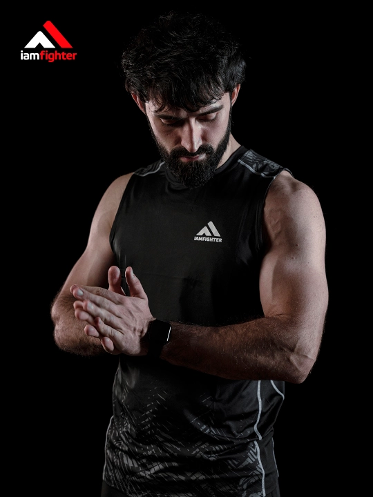 Майка мужская iamfighter, спортивная, ММА, без рукавов
