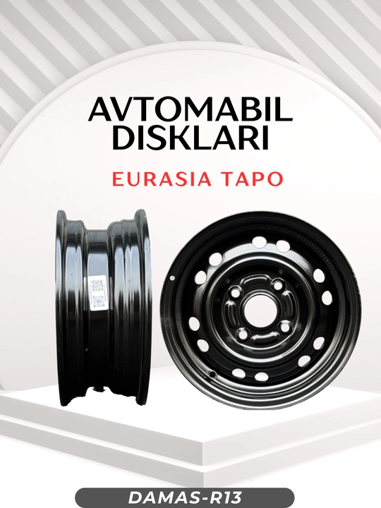 Avtomobil uchun Eurasia Tapo disklari ,4 dona