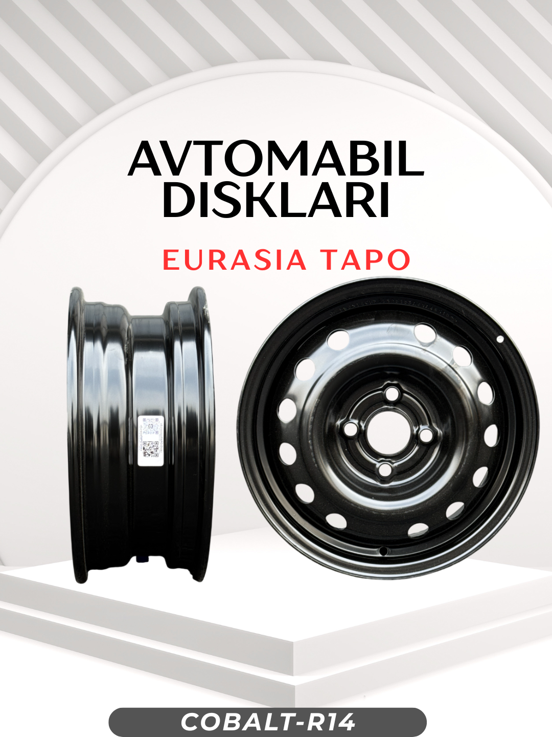 Avtomobil uchun Eurasia Tapo disklari ,4 dona