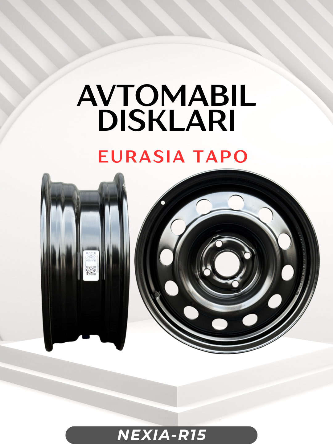 Avtomobil uchun Eurasia Tapo disklari ,4 dona
