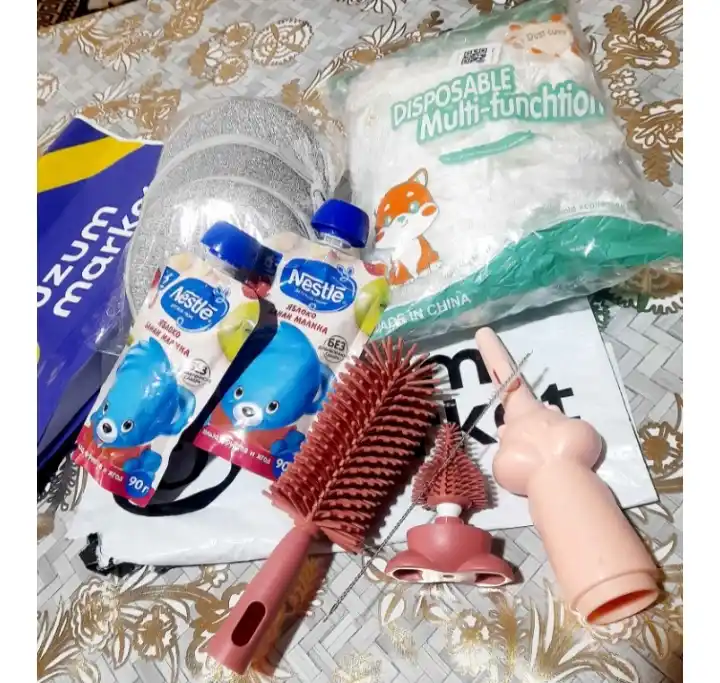 Shisha va idish-tovoqlarni yuvish uchun silikon ershik