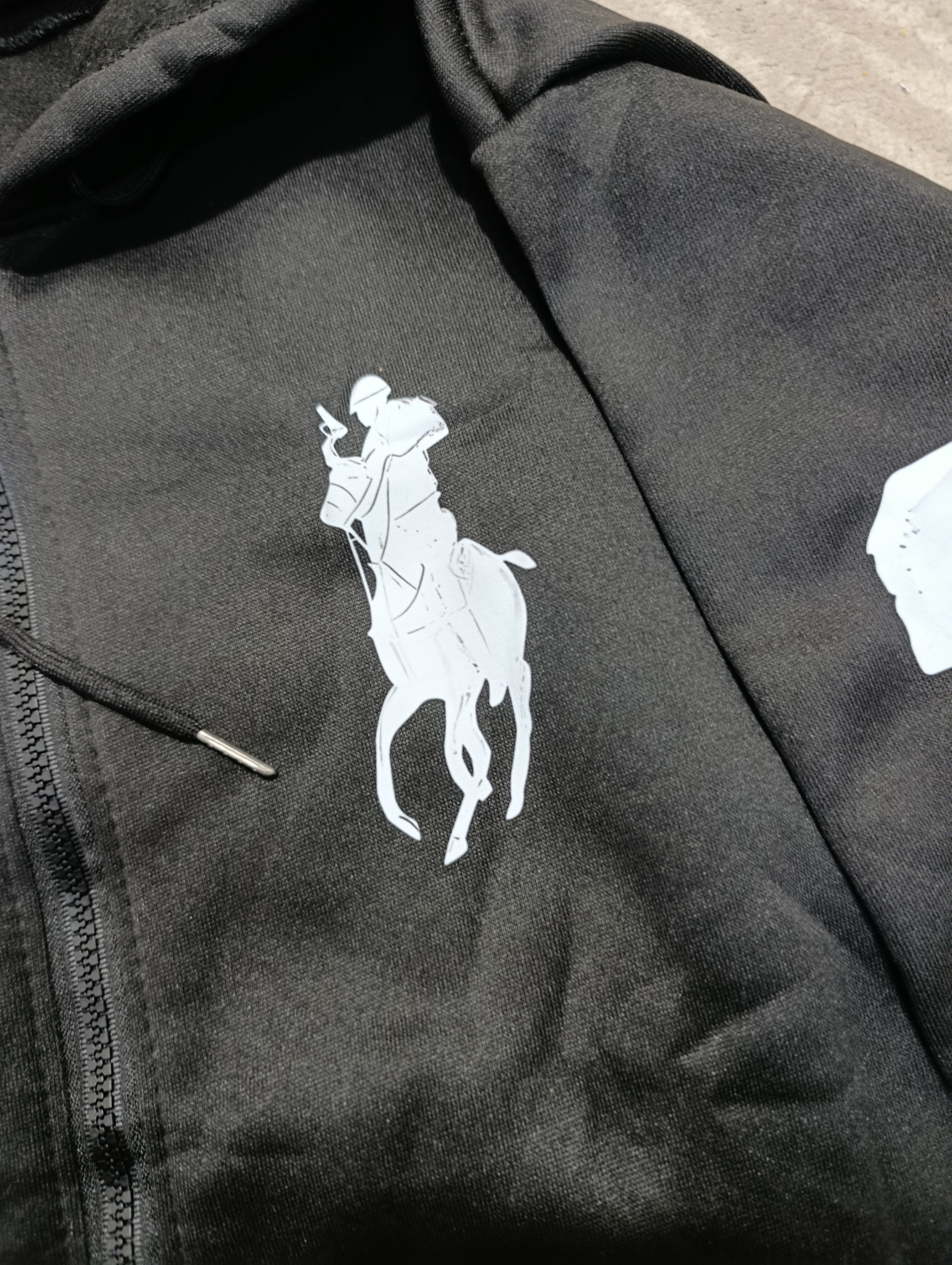 Erkaklar va ayollar uchun Ralph Lauren, kapyushonli va molniyali xudi, zip, kurtka, S–2XL