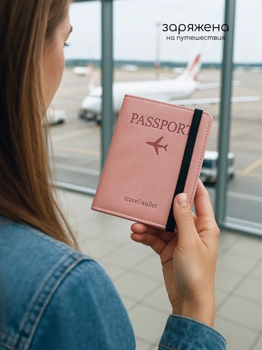 Passport va avtodokumentlar uchun g‘ilof Travel Wallet — kartalar uchun 9 bo‘limli
