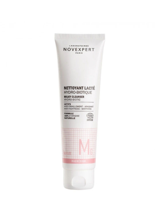 Novexpert Milky Cleanser Hydro-Biotic sezgir teri uchun mayin tozalovchi sut  - 