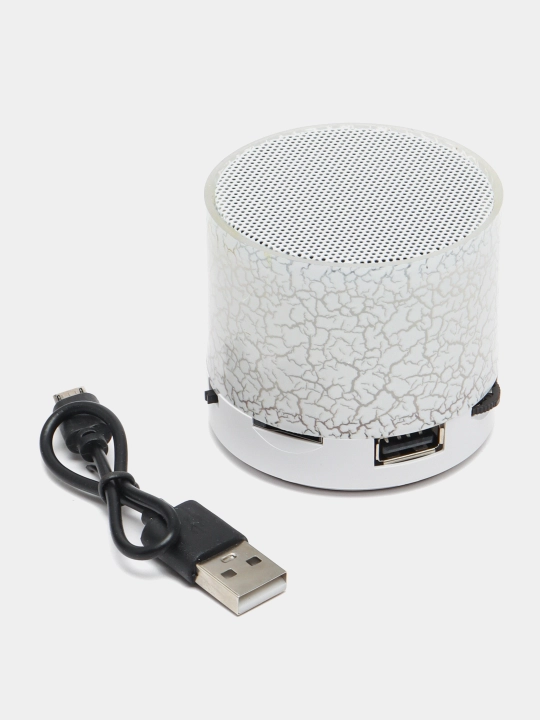 Mini-dinamik, "Bluetooth LED podsvetka" portativ, simsiz kolonkala - 