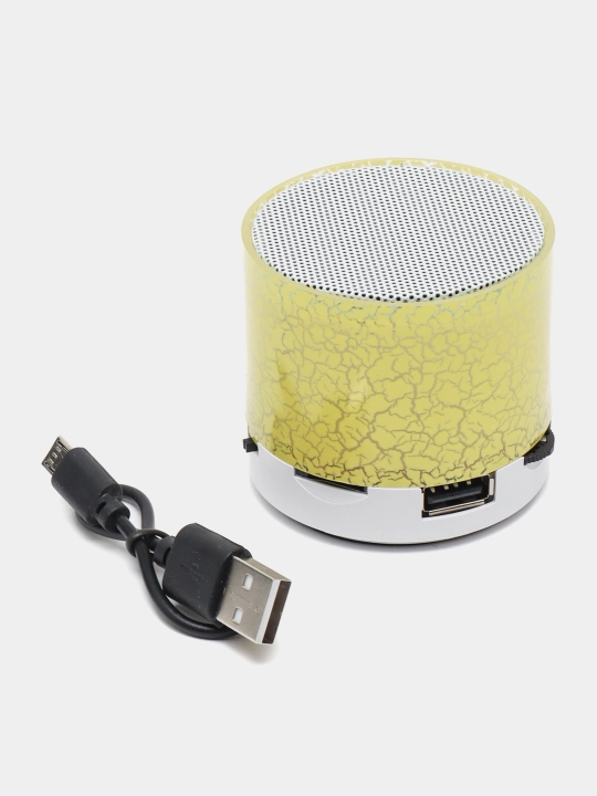Mini-dinamik, "Bluetooth LED podsvetka" portativ, simsiz kolonkala - 