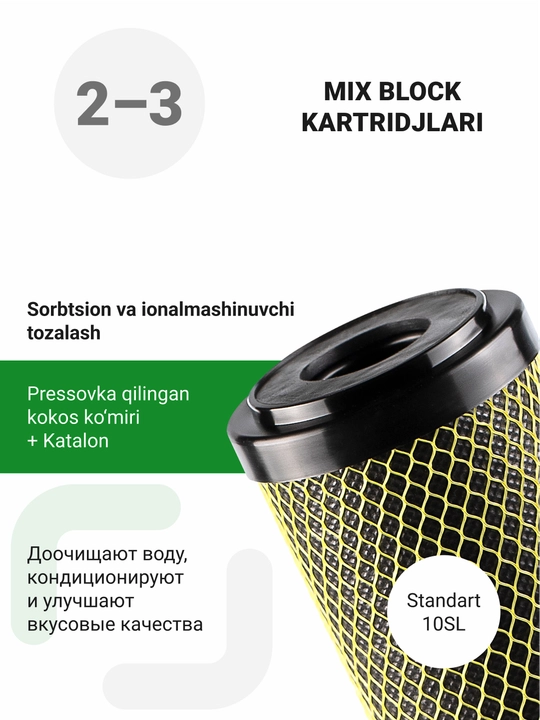 Teskari osmos uchun RO3 kartridjlarini almashtirish Geyser , membranali