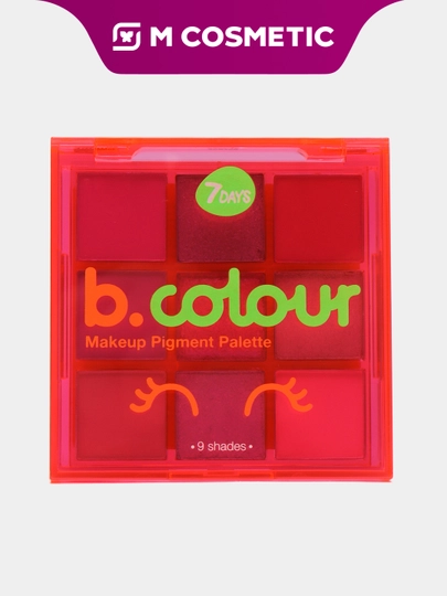 Ko'z qovoqlari uchun soyalar paletkasi 7Days B.Colour, ton 01, 9 gr - 