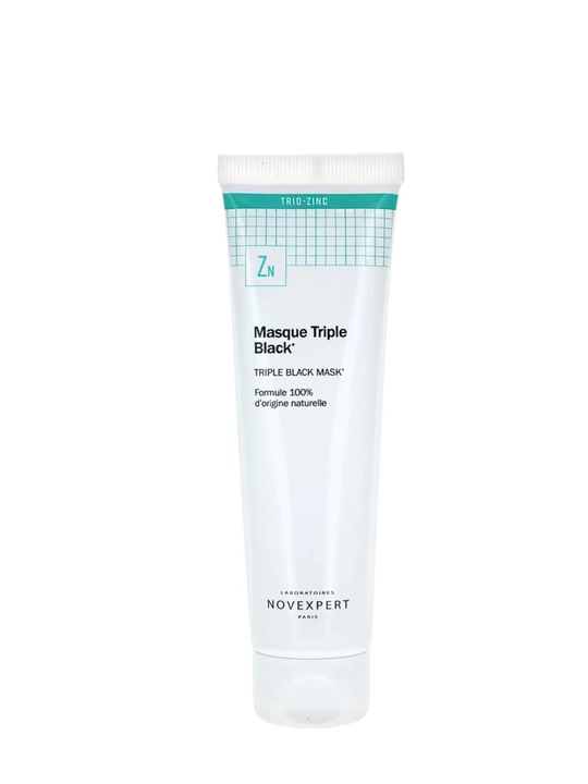 NOVEXPERT TRIPLE BLACK MASK 70G uch tomonlama ta’sir etuvchi tozalovchi niqob - 