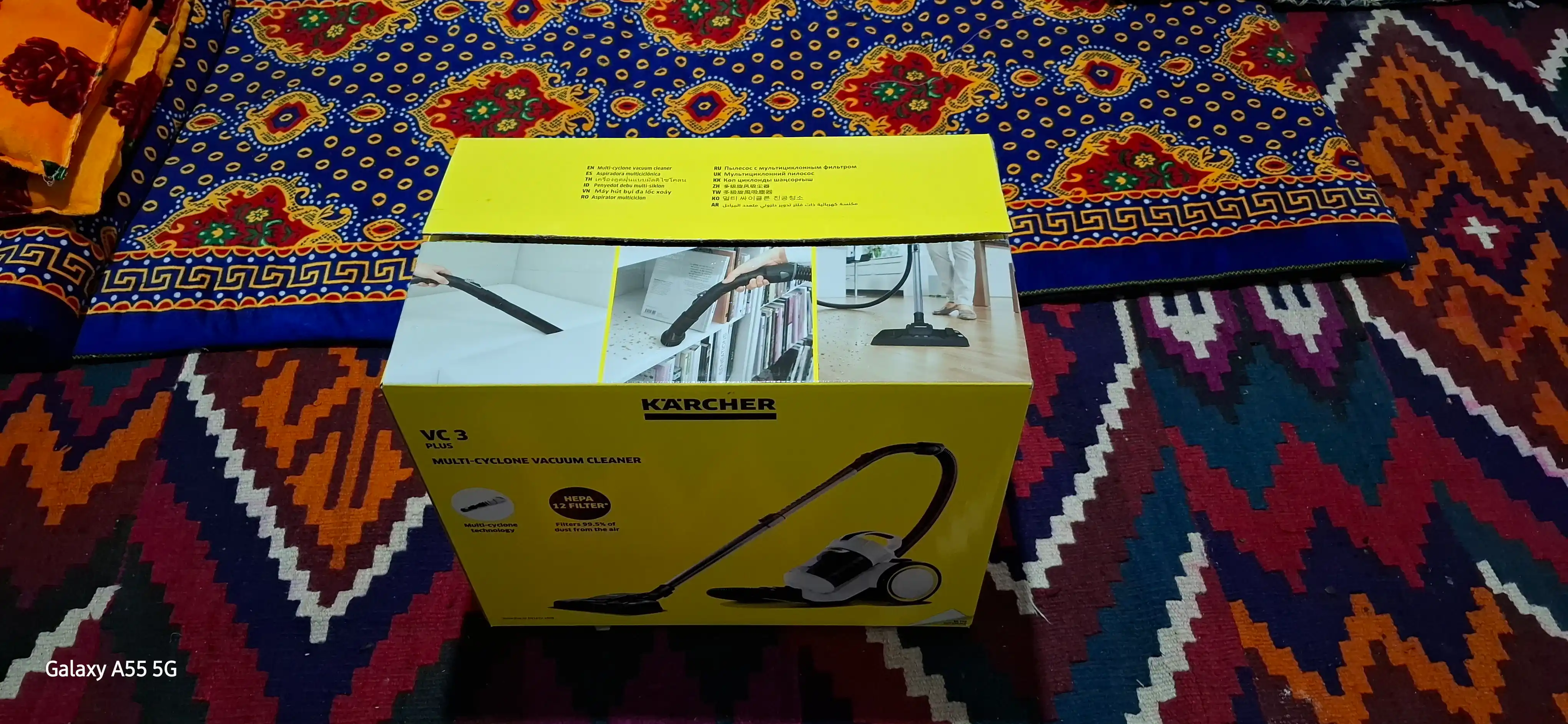 Karcher VC 3 Plus 1.198-050.0 – циклонный пылесос без мешка, мощная фильтрация HEPA