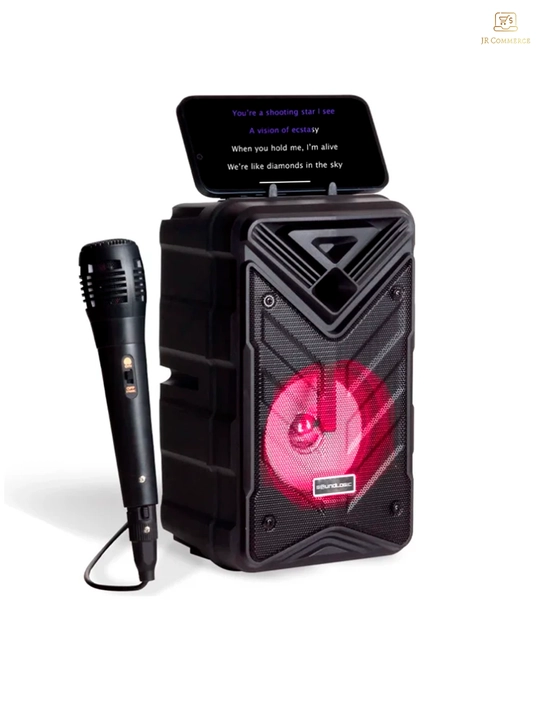 Ko‘chma karaoke karnayi, yoritgichli