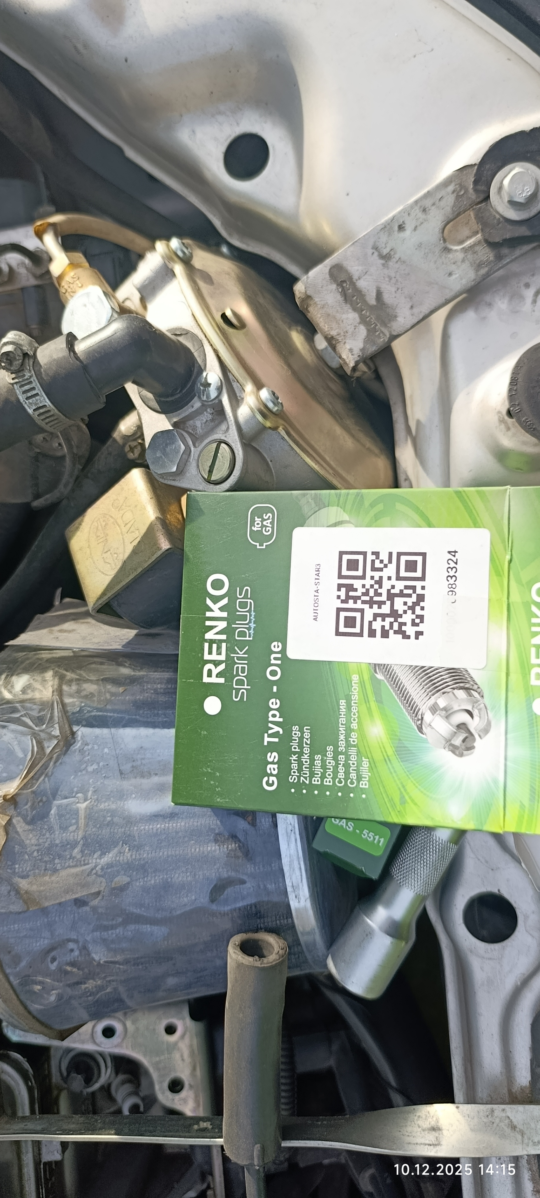 Yonish svechasi GAS Renko NexiaSohc/Matiz/Best/Damas, 3-kontaktli