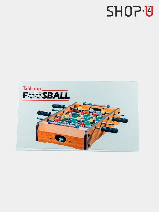 Oyoqchali stol usti hockey / futbol kikeri, 50x29 sm / 120x61x80sm / 142x76x88sm