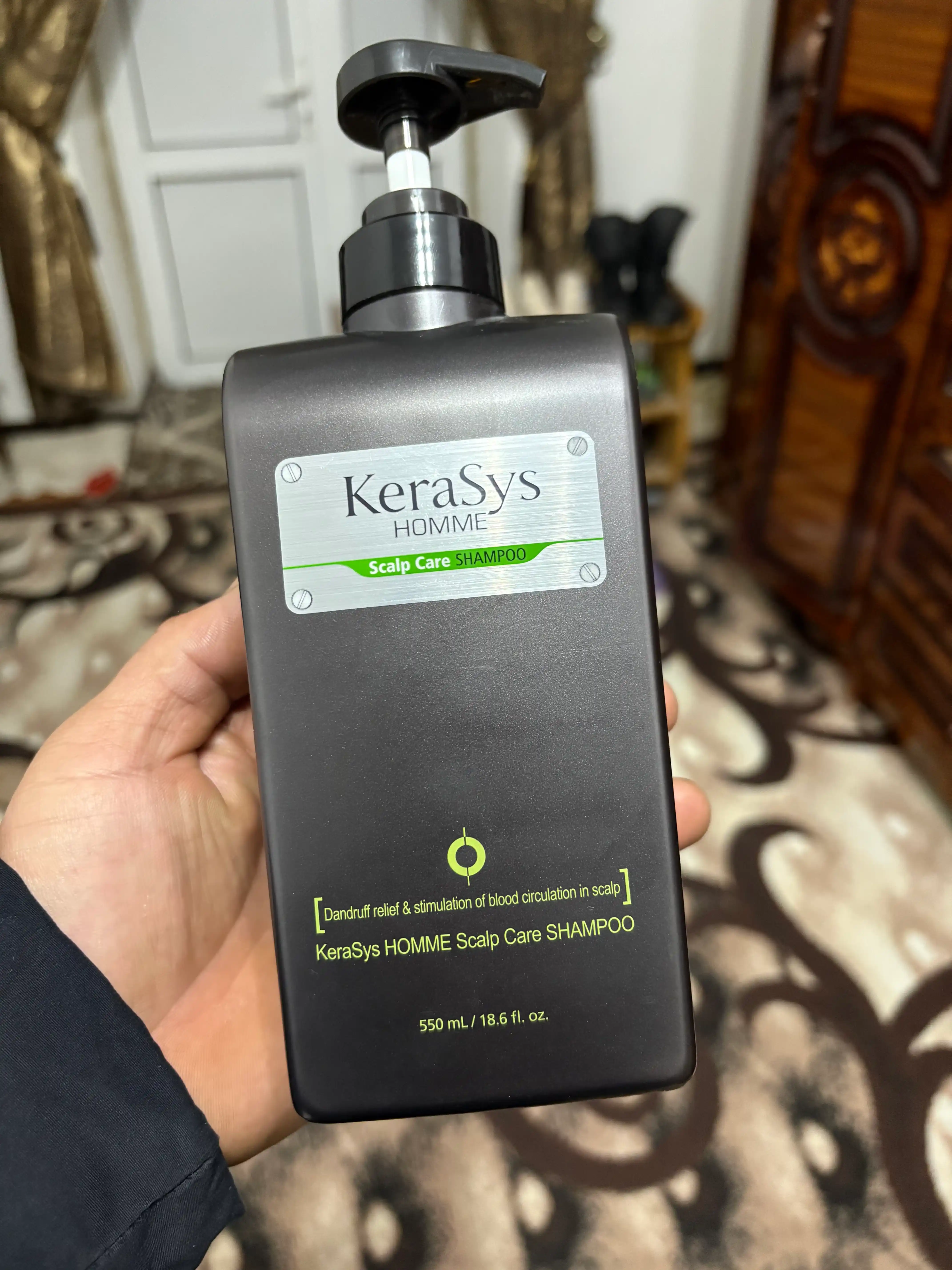 Шампунь против перхоти Kerasys Homme Scalp Care, для мужчин, 550 мл