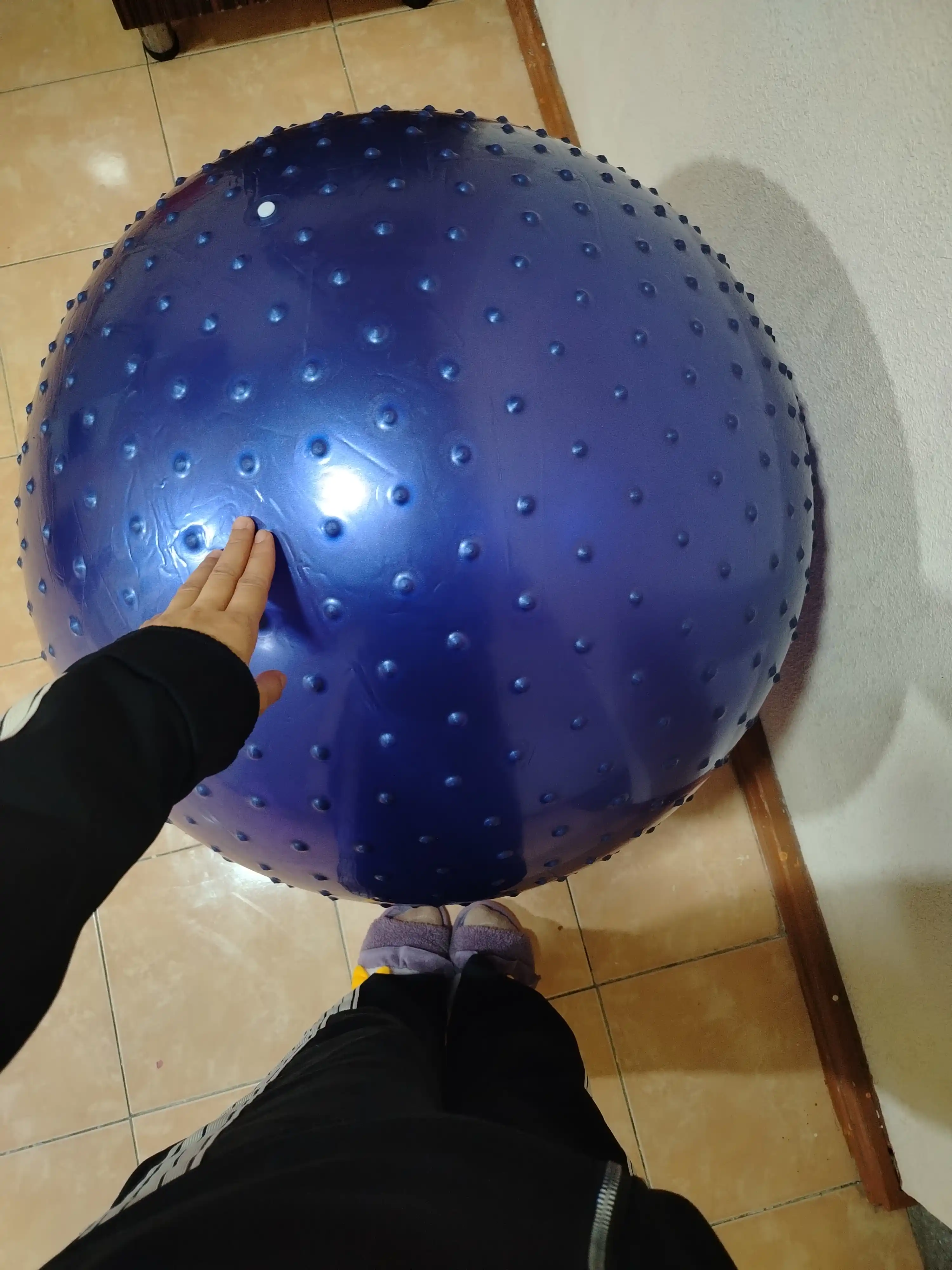 Gimnastika to'pi, fitbol fitnes va sport uchun, massaj to'pi, 75 sm, 85 sm, 95 sm