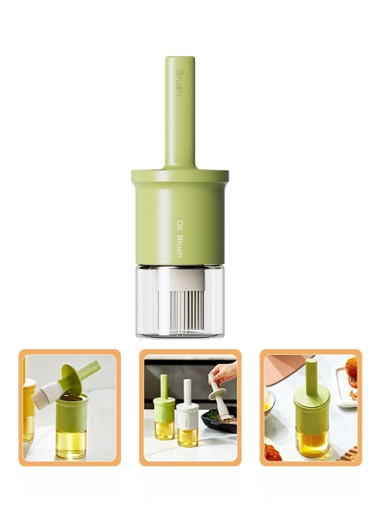 Silikon cho'tkali 2-in-1 oshxona moy idishi, 300 ml