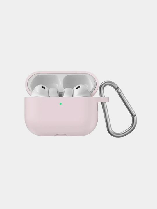 Чехлы для наушников, Green Lion Silicone Case, AirPods 4, Pro 2/Pro 3. Чехол с карабином - 