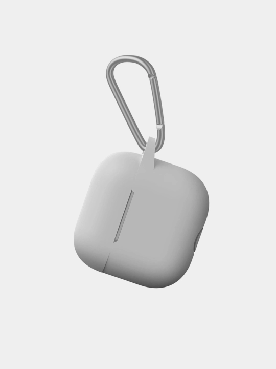 Чехлы для наушников, Green Lion Silicone Case, AirPods 4, Pro 2/Pro 3. Чехол с карабином