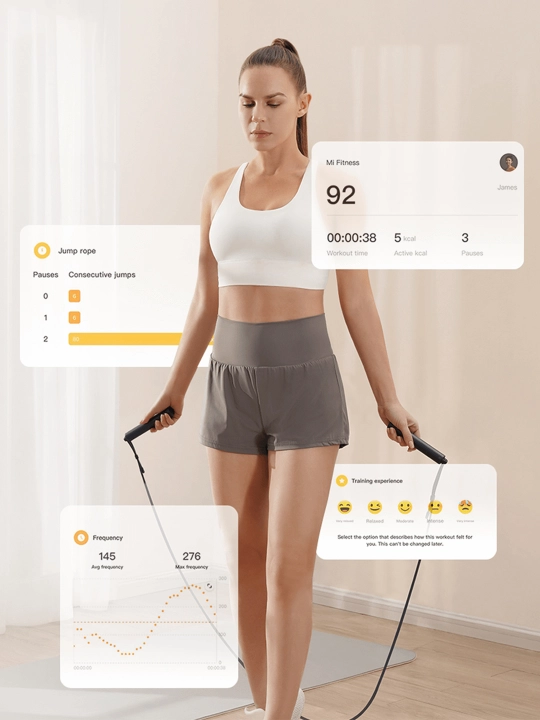 Xiaomi Smart Jump Rope — aqlli sakrash arqoni Bluetooth va LED ekran bilan