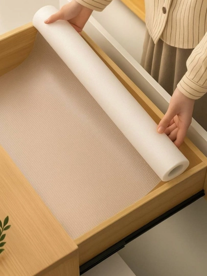 Защитный коврик для кухни, холодильника и шкафов, 45x300 va 45×500 — AJOYIBM-KOVRIK-БЕЛЫЙ-45 500