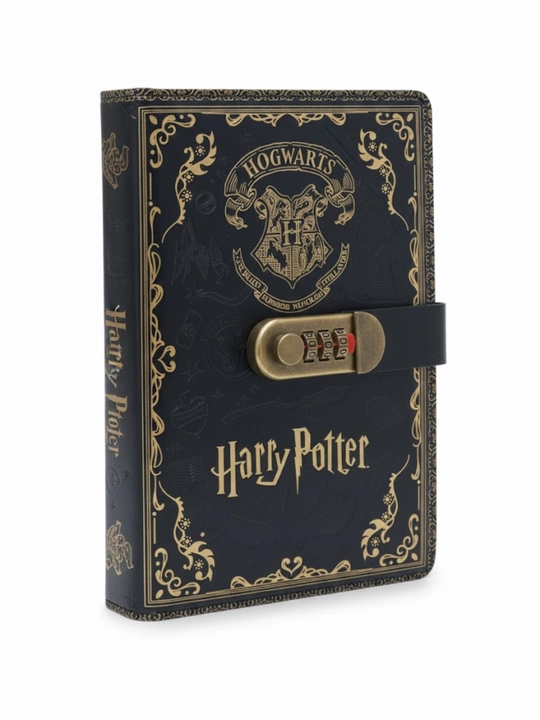 Harry Potter kodli bloknot – parolli kundalik, sehrli dizayn, sovg‘a uchun