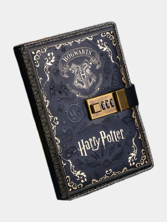 Harry Potter kodli bloknot – parolli kundalik, sehrli dizayn, sovg‘a uchun - 