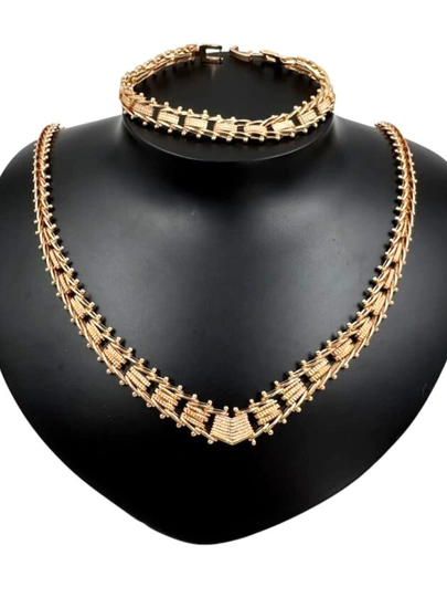 Набор цепочка и браслет в стиле Messika, Bvlgari, Van Cleef Xuping-Cartier — CARTEIR-CHANEL001-АМЕТИС
