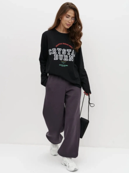 Keng sport shimi, joggerlar, katta o‘lchamli, oversize, Ichi tukli - 