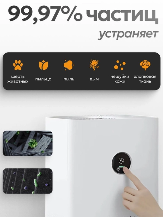 Очиститель воздуха XIAOMI Smart Air Purifier 4 PRO  GLOBAL/RU